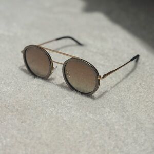 Round Gold Sunglasses